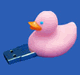 512MBアヒル型USB2.0メモリー スーパーi-Duck 五一兄(こういちにいさん) ピンク